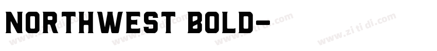 NORTHWEST Bold字体转换
